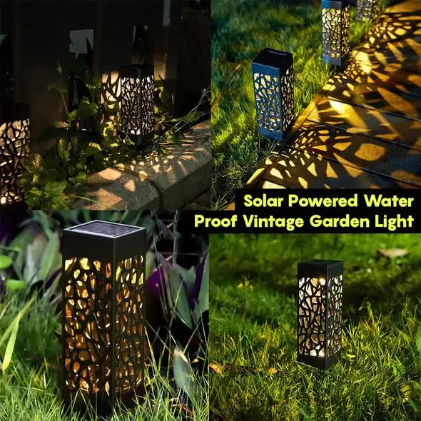 Solar Powered Waterproof Vintage Light