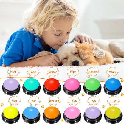 Recordable Talking Pet Buttons