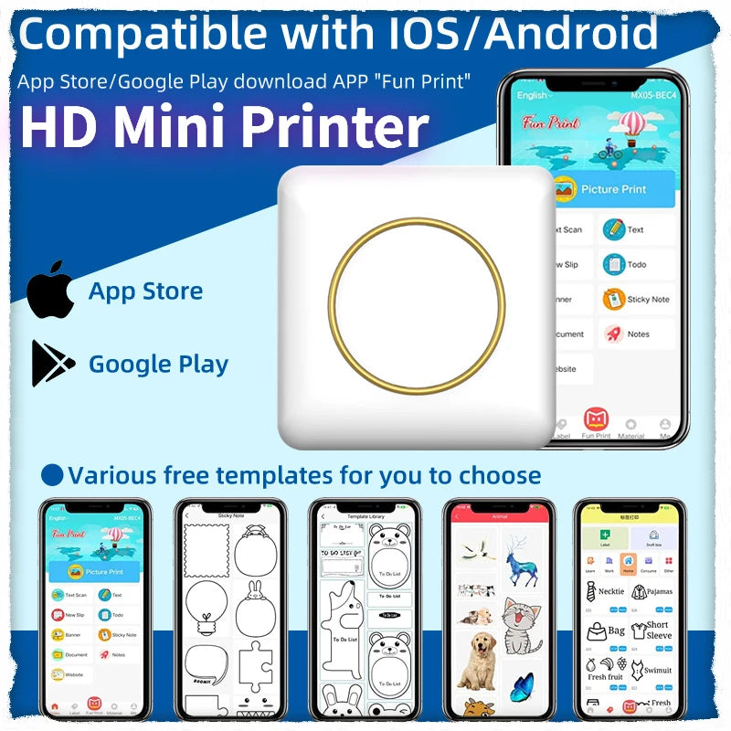 Mini Portable Thermal Printer