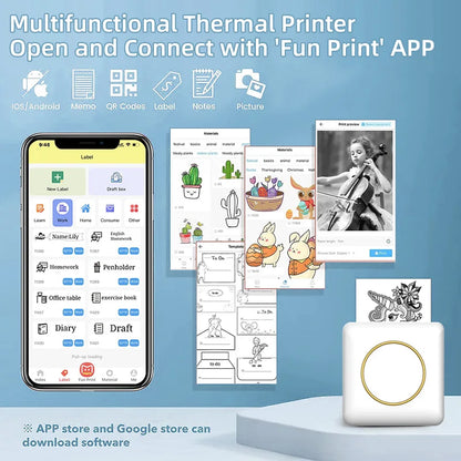 Mini Portable Thermal Printer