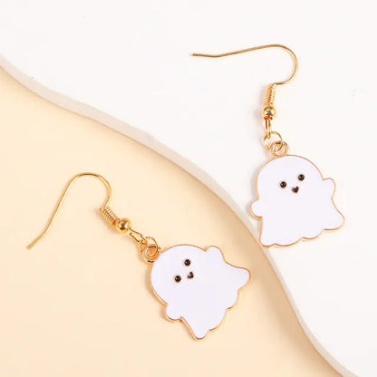 Enamel Halloween Dangle Earrings