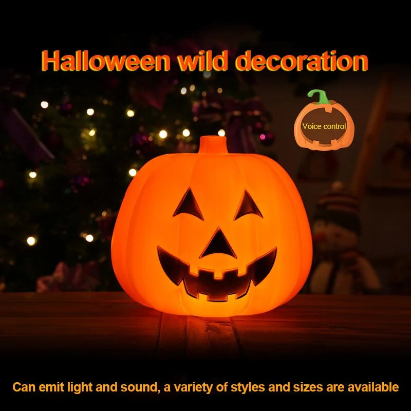 Voice-Activated Pumpkin Lanterns