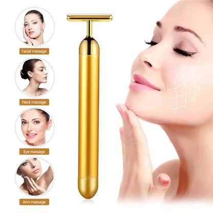 24K Gold Facial Massager