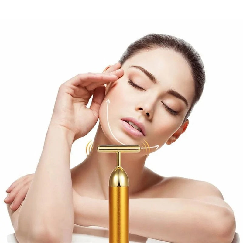 24K Gold Facial Massager